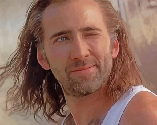 Con Air Character paint by number