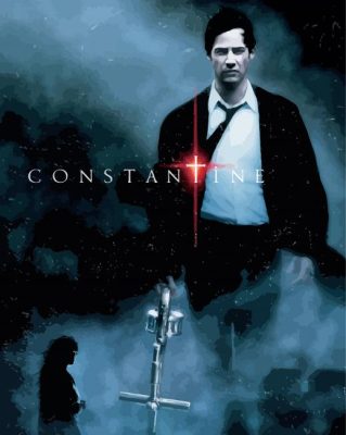 Constantine Movie Poster paint by number