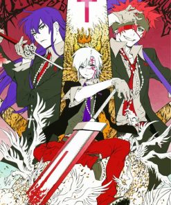 D Gray Man Anime paint by number