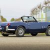 Dark Blue Triumph Spitfire paint by number