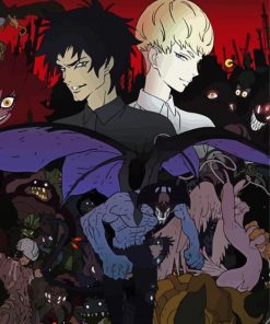 Devilman Crybaby Characters paint by number