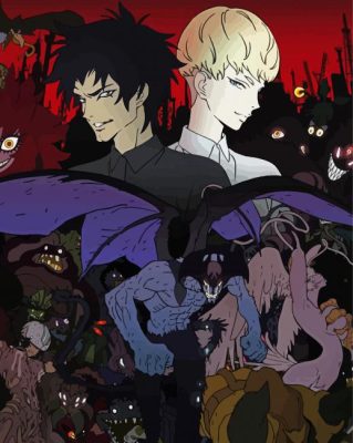 Devilman Crybaby Characters paint by number