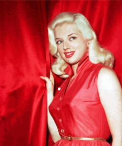 Diana Dors paint by number