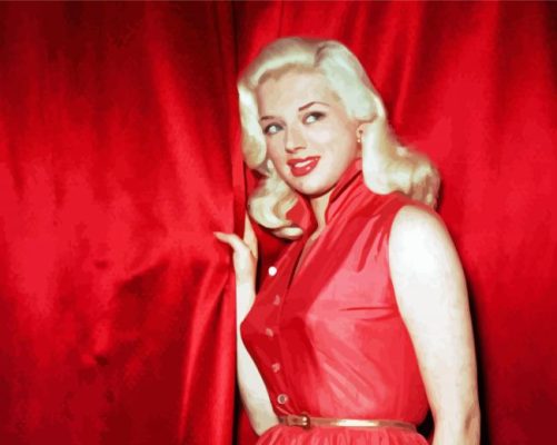 Diana Dors paint by number