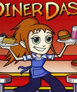 Diner Dash Poster paint by number