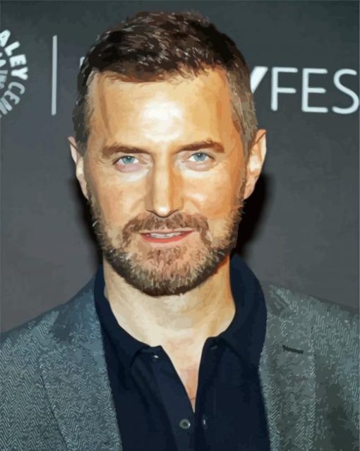 English Actor Richard Armitage paint by number