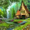 Fairytale House paint by number
