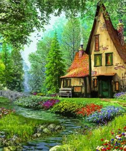 Fairytale House paint by number