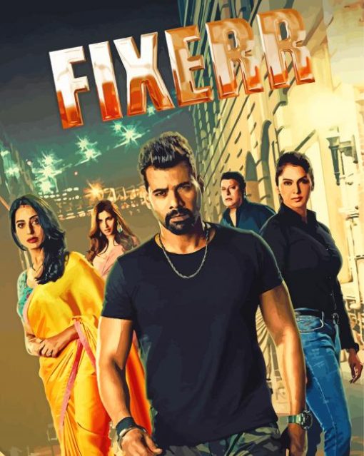 Fixerr Movie Poster paint by number