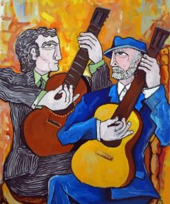 Flamenco Guitarists paint by number