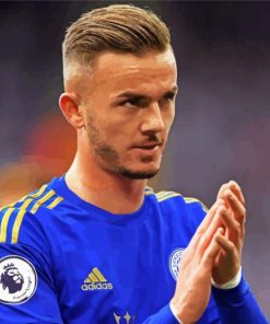 Football Player James Maddison paint by number