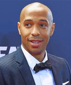 French Football Coach Thierry Henry paint by number