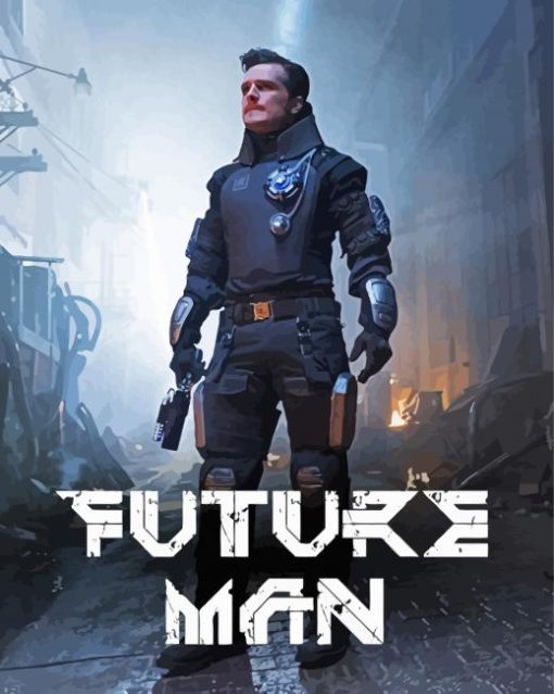 Future Man Serie Poster paint by number