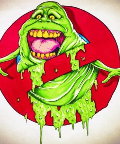 Ghost Slimer paint by number