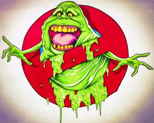 Ghost Slimer paint by number