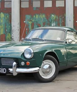Green Triumph Spitfire Car paint by number