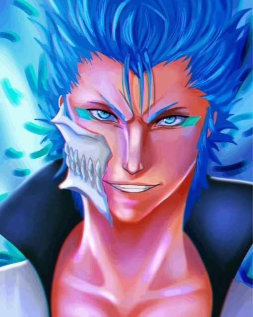 Grimmjow Jaggerjack Bleach Anime paint by number