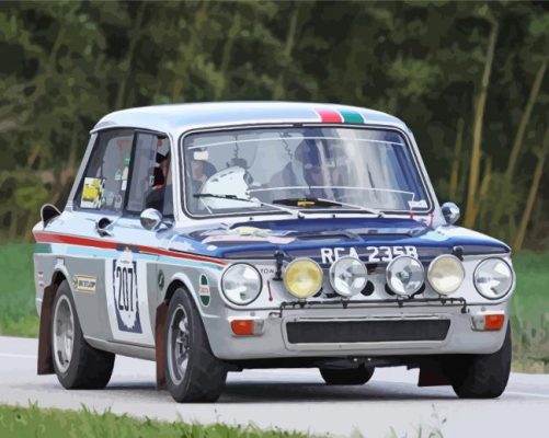 Hillman Imp Car paint by number