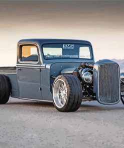 Hot Rod Truck paint by number