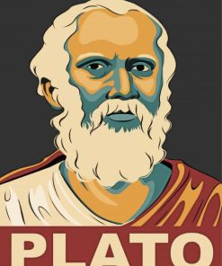 Illustration Plato paint by number