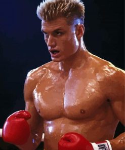 Ivan Drago Character paint by number
