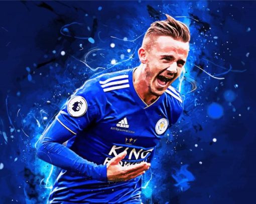 James Maddison lcfc Player Art paint by number
