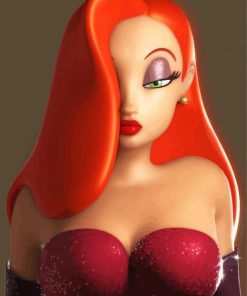 Jessica Rabbit paint by number