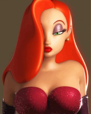 Jessica Rabbit paint by number