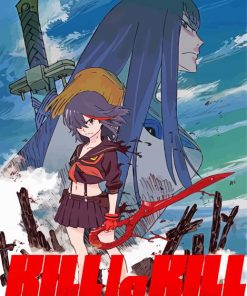 Kill La kill Anime Poster paint by number