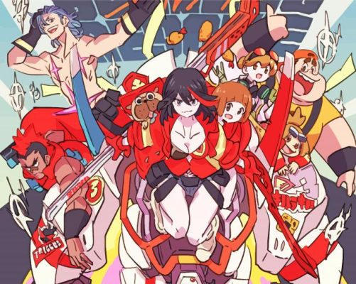 Kill La kill Characters paint by number