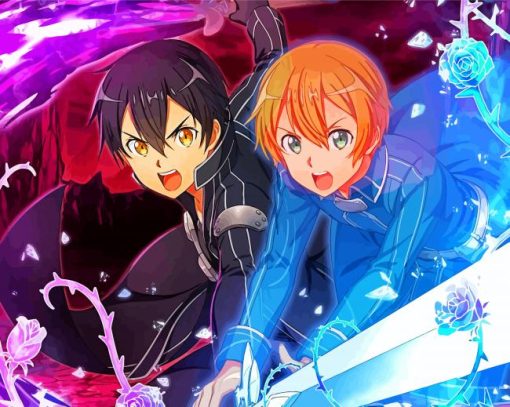 Kirito And Eugeo paint by number