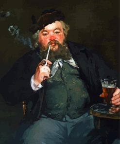 Le Bon Bock By Edouard Manet paint by number