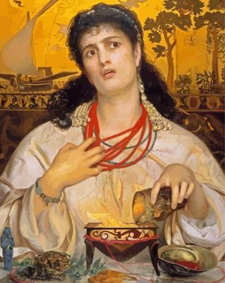 Medea Frederick Pre Raphaelites paint by number