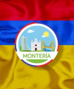 Monteria Flag paint by number