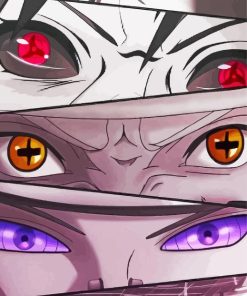 Naruto Eyes paint by number