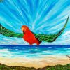 Ocean And Parrot Bird paint by number