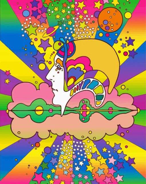 Peter Max Art Paint by number