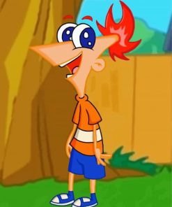 Phineas Illustration paint by number