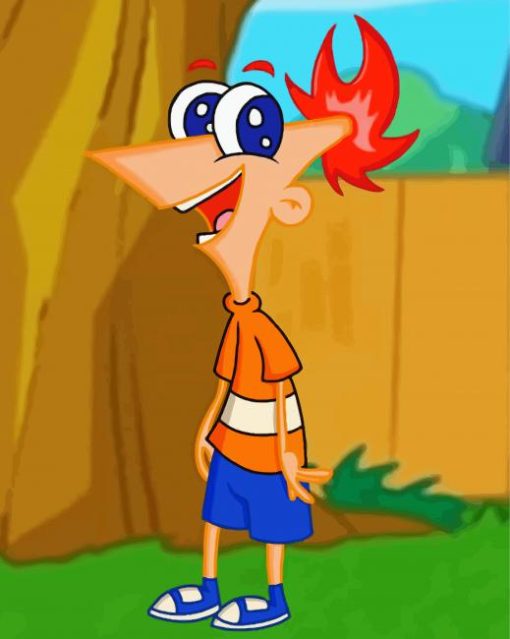 Phineas Illustration paint by number