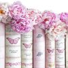 Pink Books And Flowers Paint by number