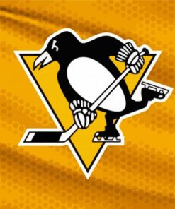 Pittsburgh Penguins Logo paint by number