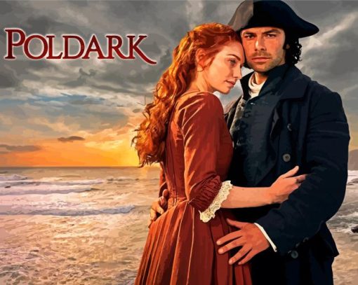 Poldark Serie Poster Paint by number