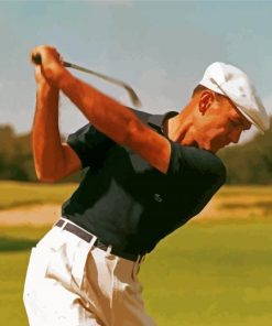 Professional Golfer Ben Hogan paint by number