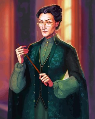 Professor Mcgonagall Illustration paint by number