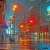 Rainy Street Scenes paint by number