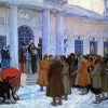 Reading Of The Manifest By Boris Kustodiev Paint by number