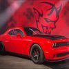 Red Dodge Challenger Demon Car paint by number