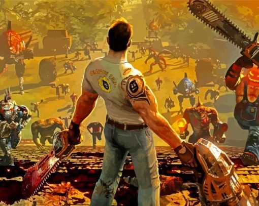 Serious Sam Game paint by number