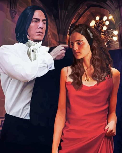 Severus And Hermione Snamione paint by number