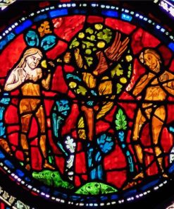 Stained Glass At Chartres paint by number